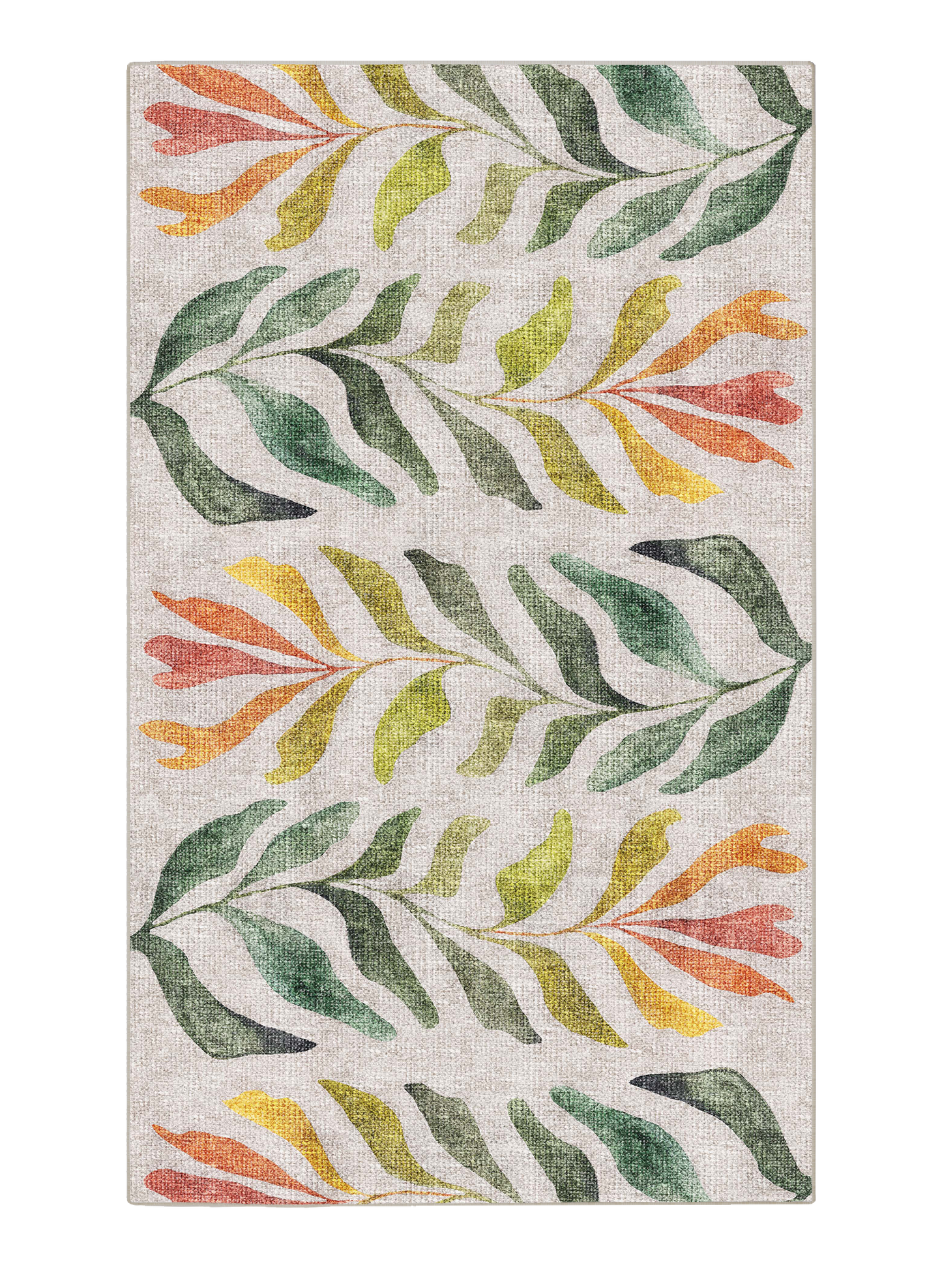 Ombre Leaves Rug