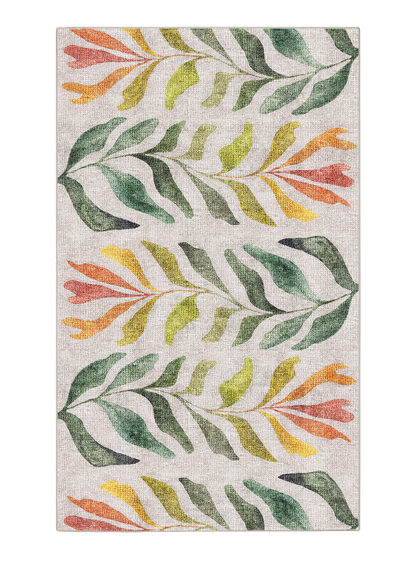 Ombre Leaves Rug