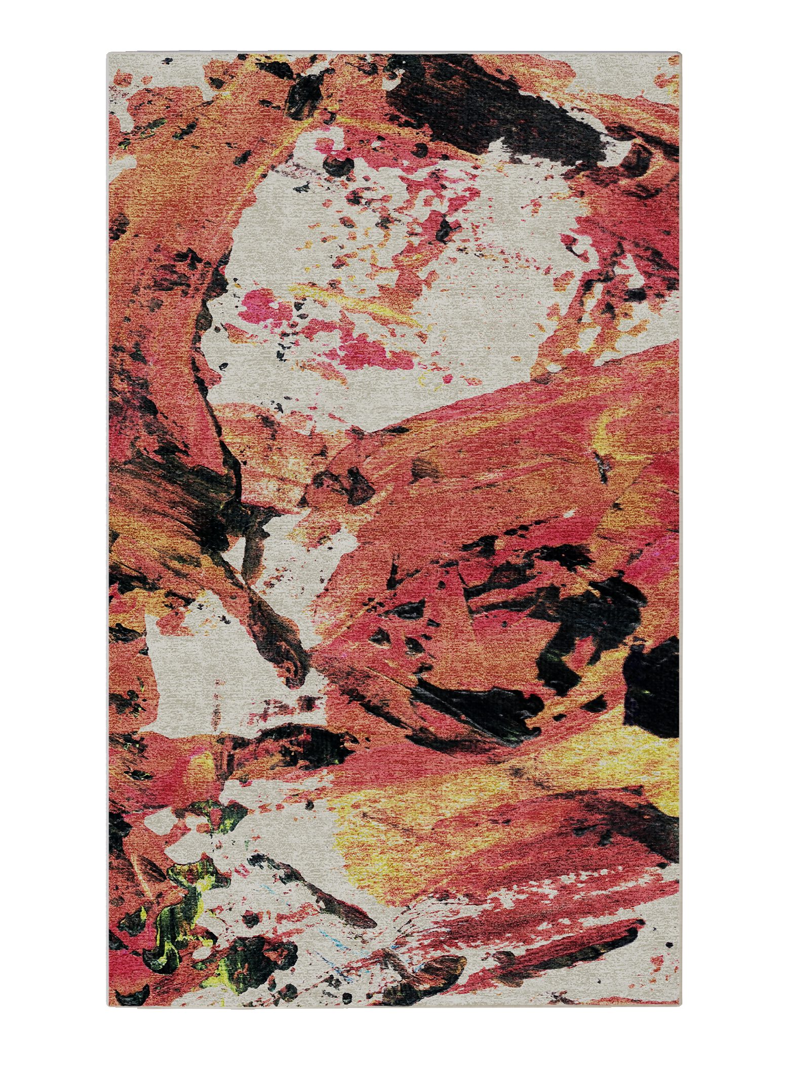 16Third Collection_Rectangular_Abstract Splash_Ginger Spice_Thumbnail